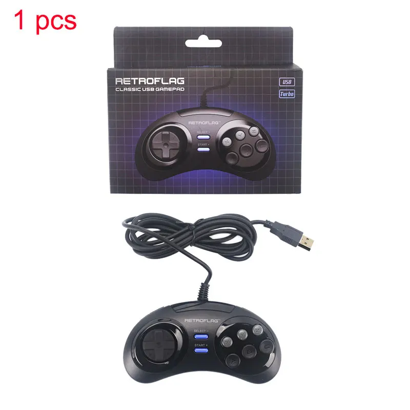 1 PCS Retroflag Проводной USB игровой контроллер геймпад для Rasbperry Pi 4 B/MEGAPi/NESPi/SUPERPi чехол для ПК/переключатель для Windows - Цвет: 1 PCS