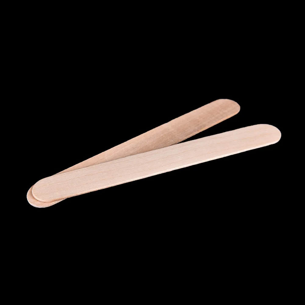 

Wooden Waxing Wax Spatula Tongue Depressor Disposable Bamboo Independent Packing