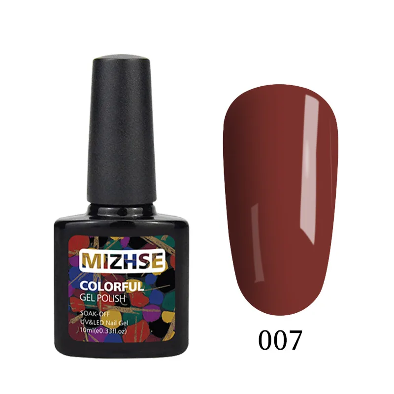Brown007 MIZHSE 10 мл акриловый полигелевый удлиняющий гель для быстрого строительства Гель-лак для дизайна ногтей маникюр наращивание ногтей Гибридный праймер базовый гель - Цвет: Brown007