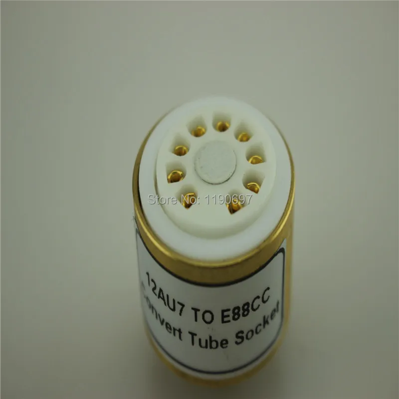 1 шт. 12AU7 12AX7 12AT7 ECC83(сверху) к ECC88 E88CC 6922(снизу) трубка DIY звуковая вакуумная трубка адаптер розетка конвертер