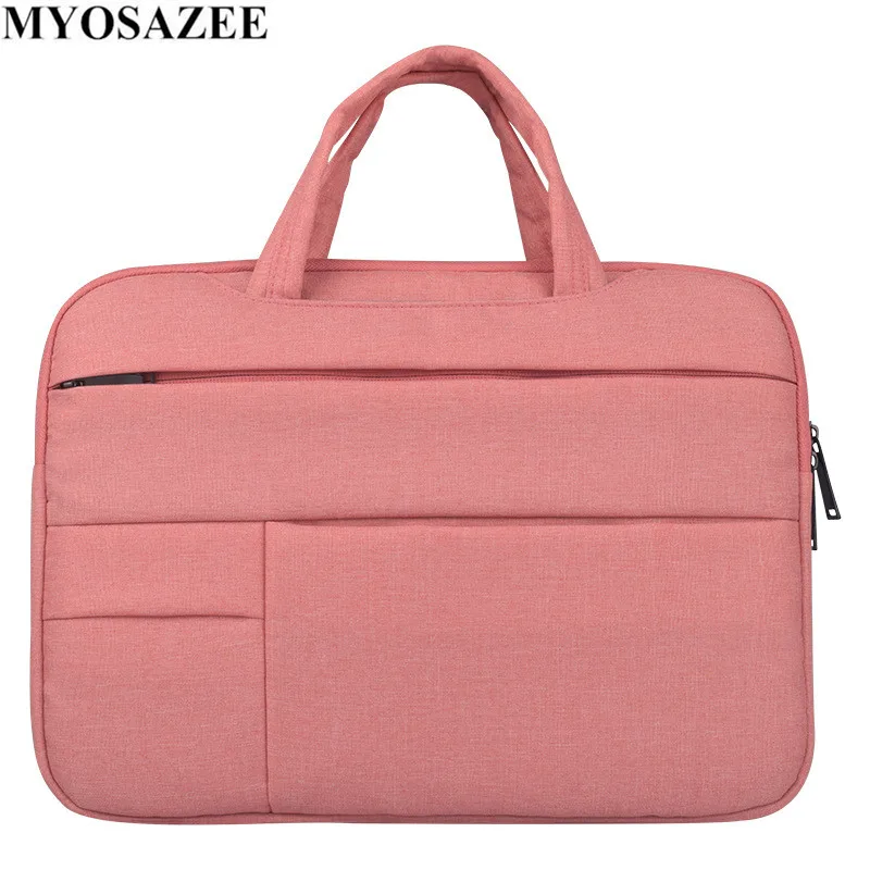 MYOSAZEE Fashion Casual Briefcase Waterproof Crushproof 14 inch Notebook Computer Laptop Bag for Men Women Briefcase