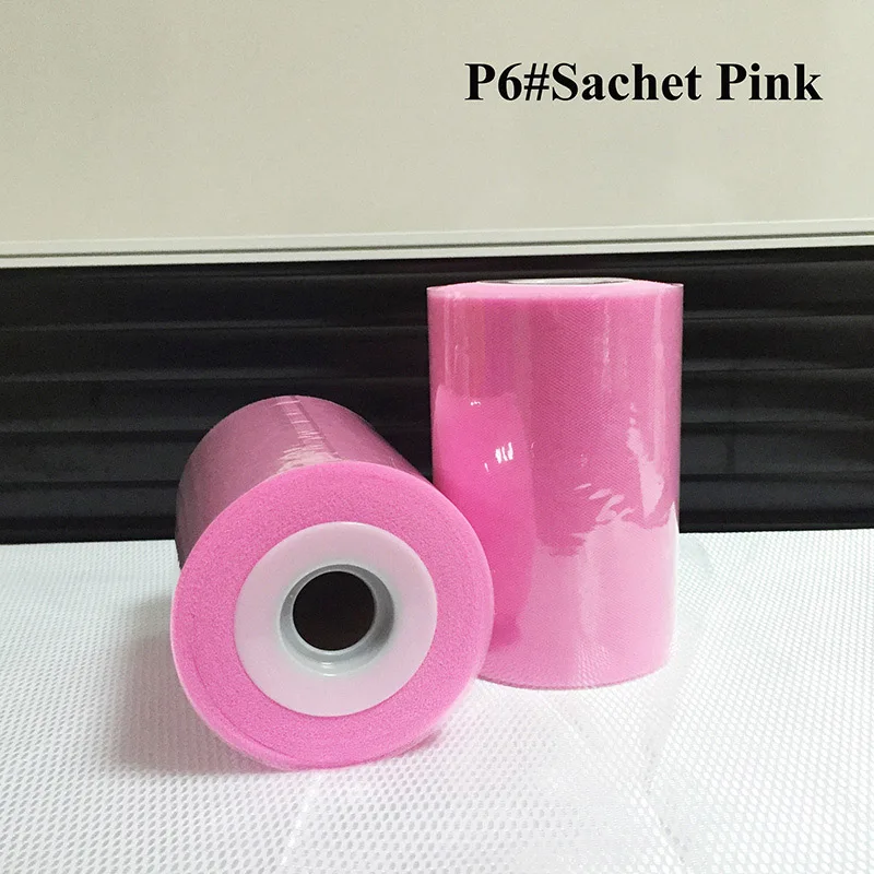 30 цветов полиэстер тюль ролл 100 ярдов для платье-пачка - Цвет: sachet pink