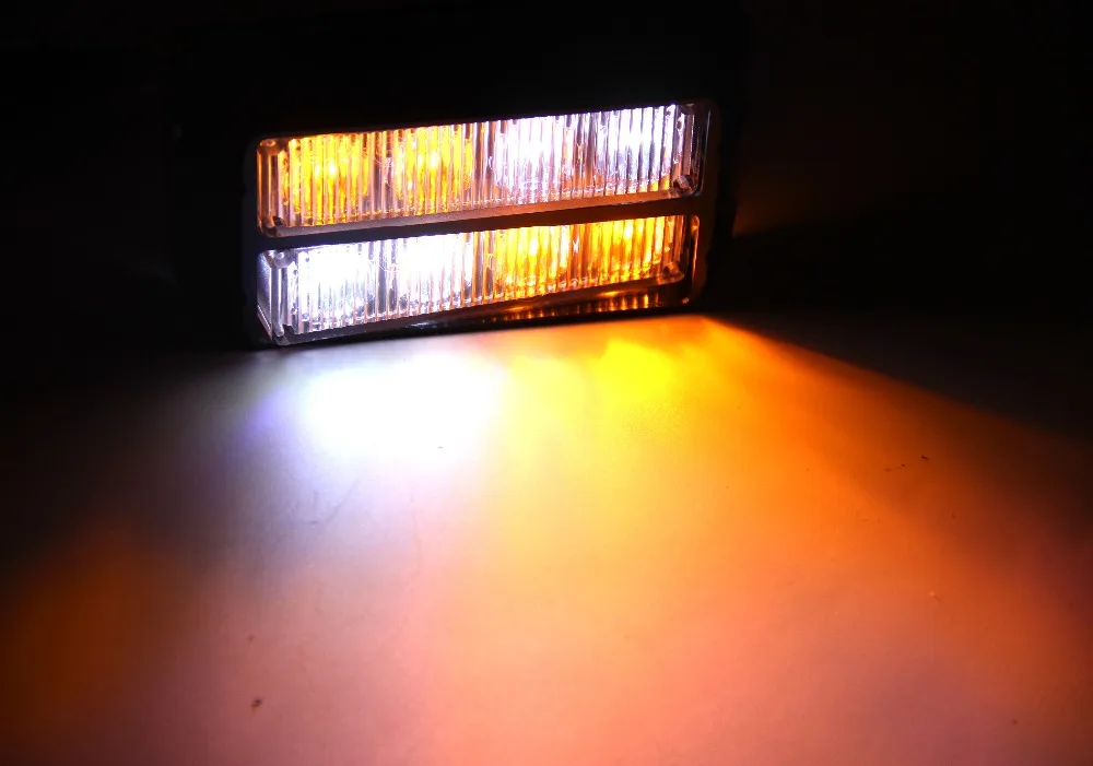 Magic ColorM Новый высокомощный 8LED двухрядный 12В/24В Автомобильный Стробоскоп