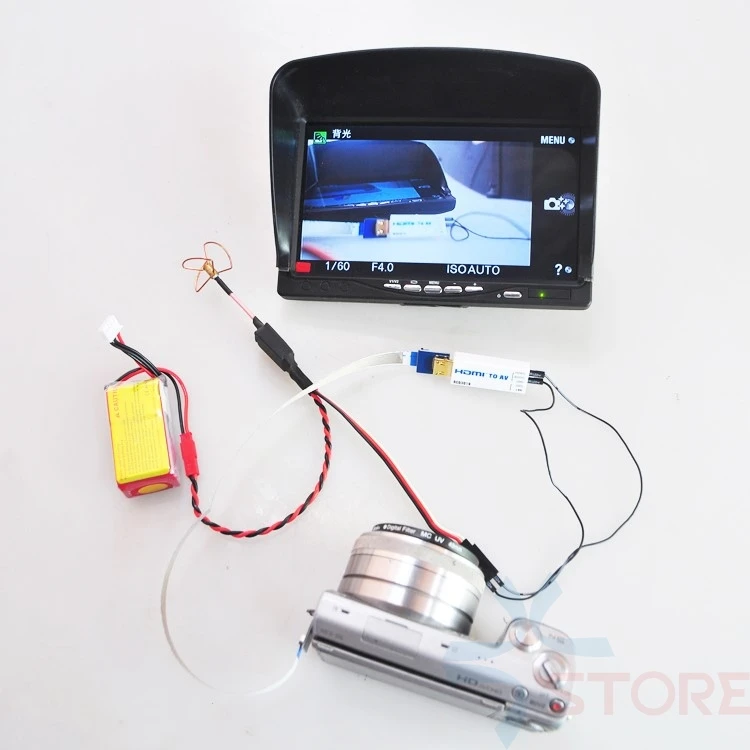 Комплект платы преобразователя FPV Micro HDMI в AV и кабель видео TX для камеры Sony серии NEX