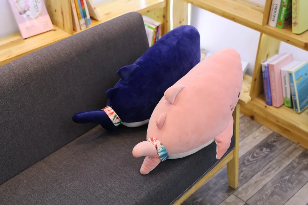1 шт. мягкий Kawaii крокодил, Акула с одеялами плюшевые игрушки, забавные плюшевая зверушка кукла для детей диван Милая Подушка