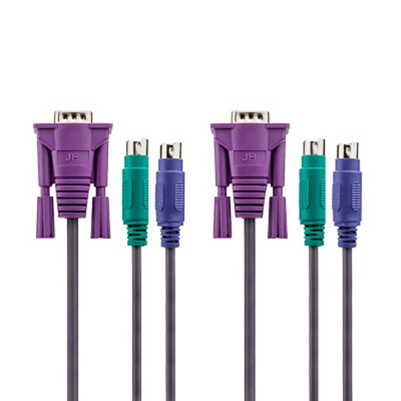 Разъем VGA и PS2 3 параллельный кабель KVM провод для клавиатуры мыши дисплей