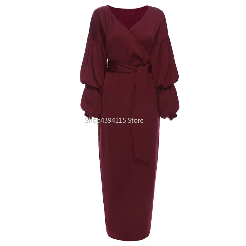 Vestidos кафтан арабский абайя Дубай ислам Турция длинное мусульманское платье