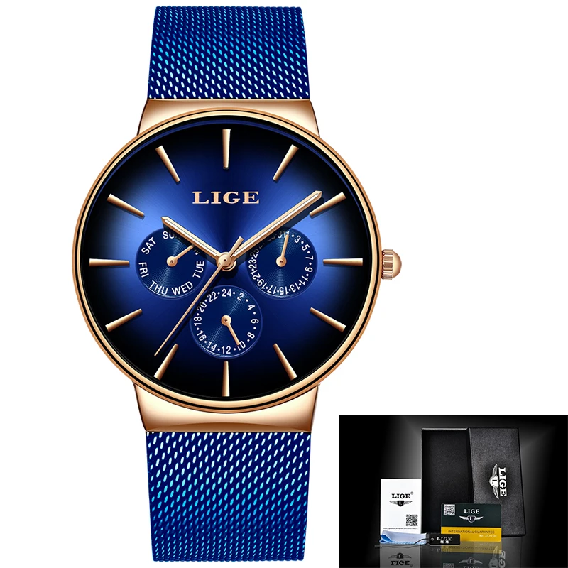 

Ultra thin Ladies Watch Fashion Luxury Women Watches Waterproof Gold Stainless Steel Quartz Calendar Wrist Watch montre femme
