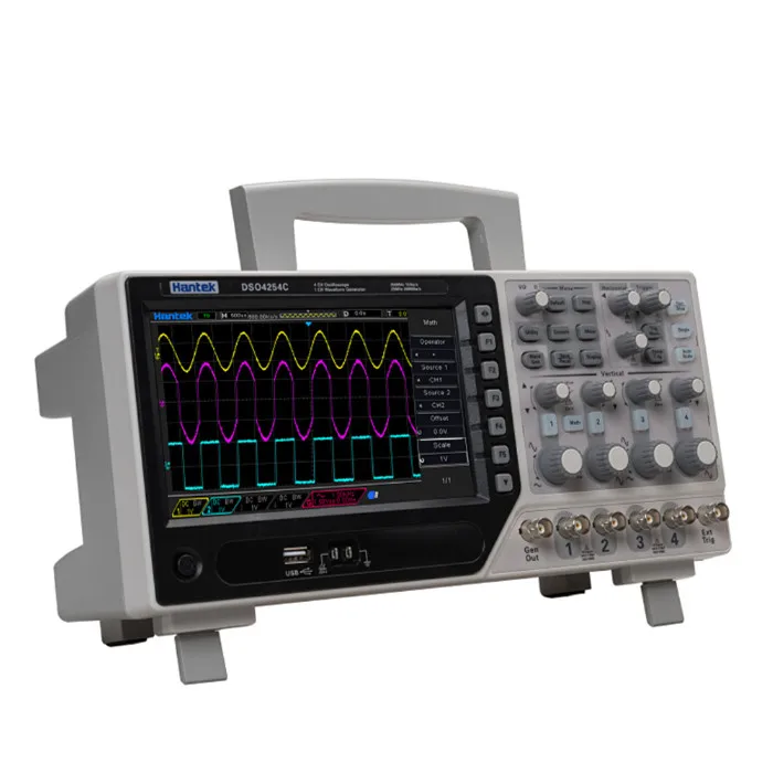 Hantek DSO4084C DSO4104C DSO4204C DSO4254C 4 канальный цифровой осциллограф с 1CH arbitary Функция генератор сигналов