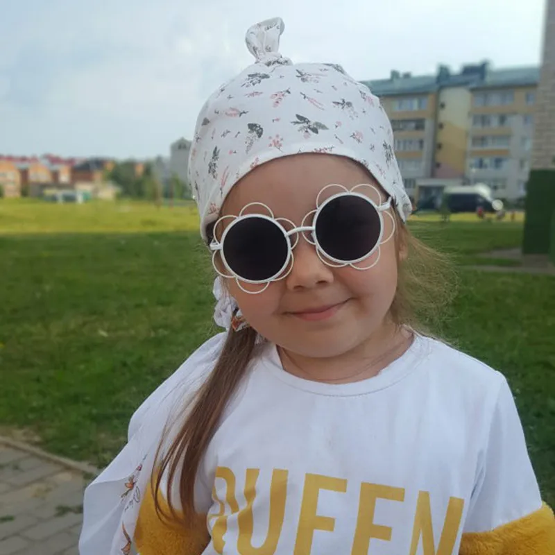 Новое поступление 2019 детские солнцезащитные очки Металлические Круглые