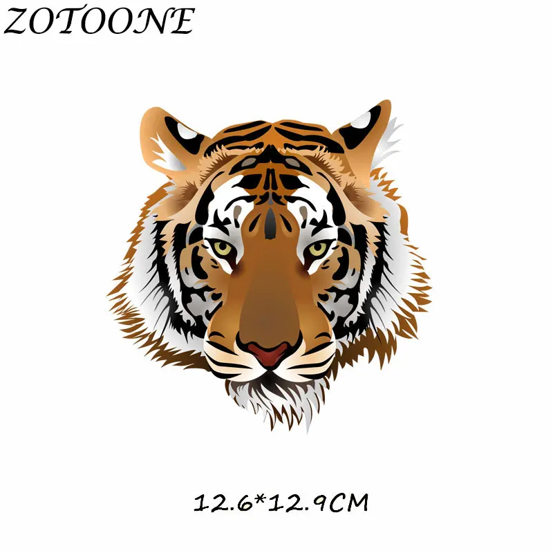 ZOTOONE термотрансферные нашивки для одежды цветок тигр аппликация детская одежда