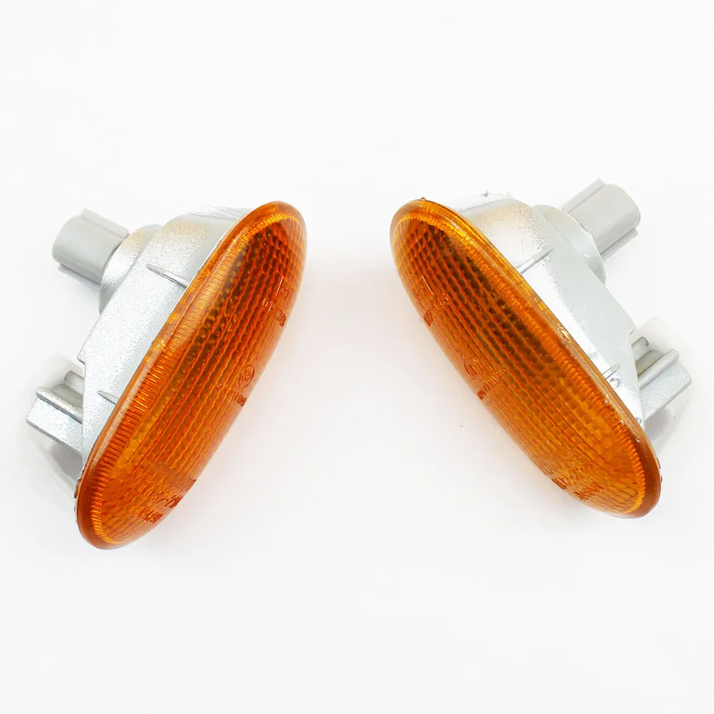 LARBLL 2 шт. Новый боковой маркер прозрачная желтая лампа сигнальный светильник с
