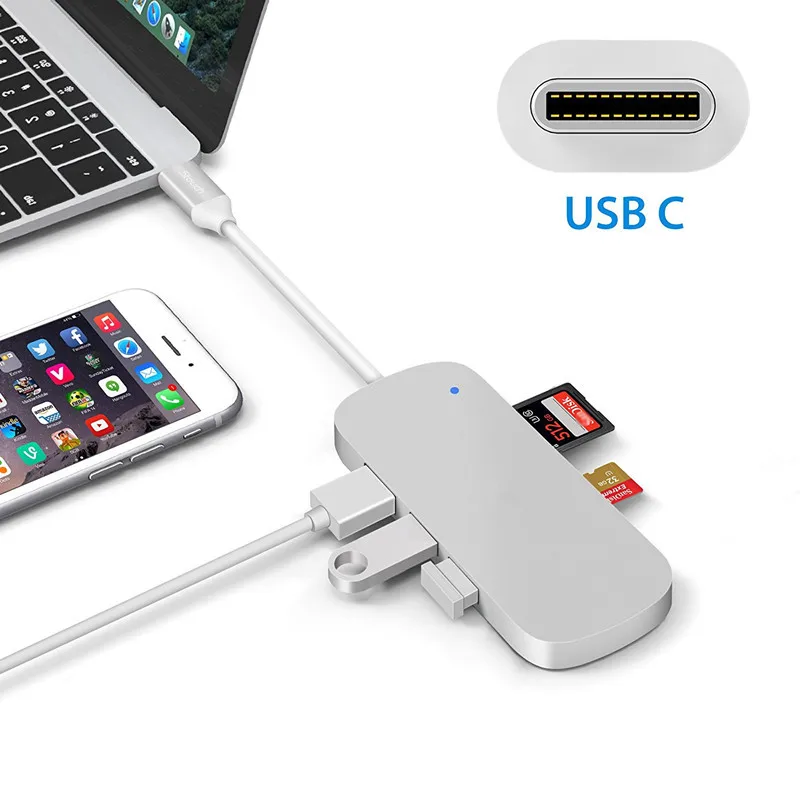 Usb хаб Baolyda C HDMI RJ45 Thunderbolt 3 адаптер для MacBook samsung Galaxy S9 huawei mate 20 P20 Pro type USB 0