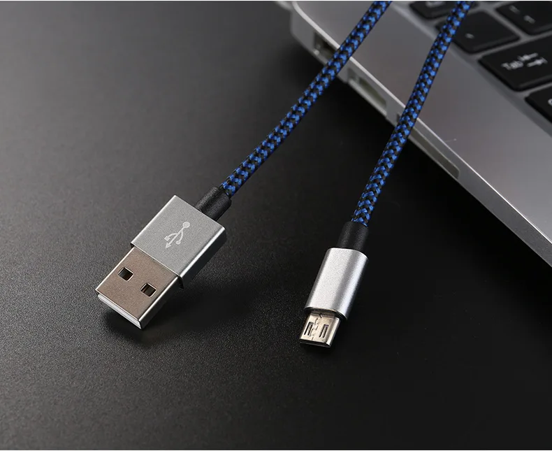 GUSGU, Micro USB кабель для мобильного телефона, Usb 2,0, кабель для быстрой зарядки и передачи данных, длинный, 2 м, 1 м, 0,25 для samsung, huawei, xiaomi