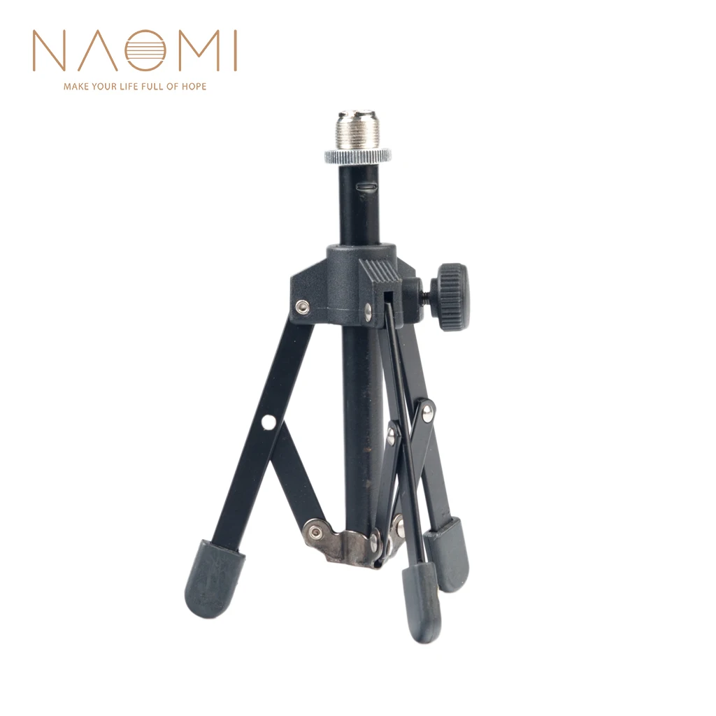 NAOMI микрофон Стенд мини складной настольный штатив крепление для микрофона