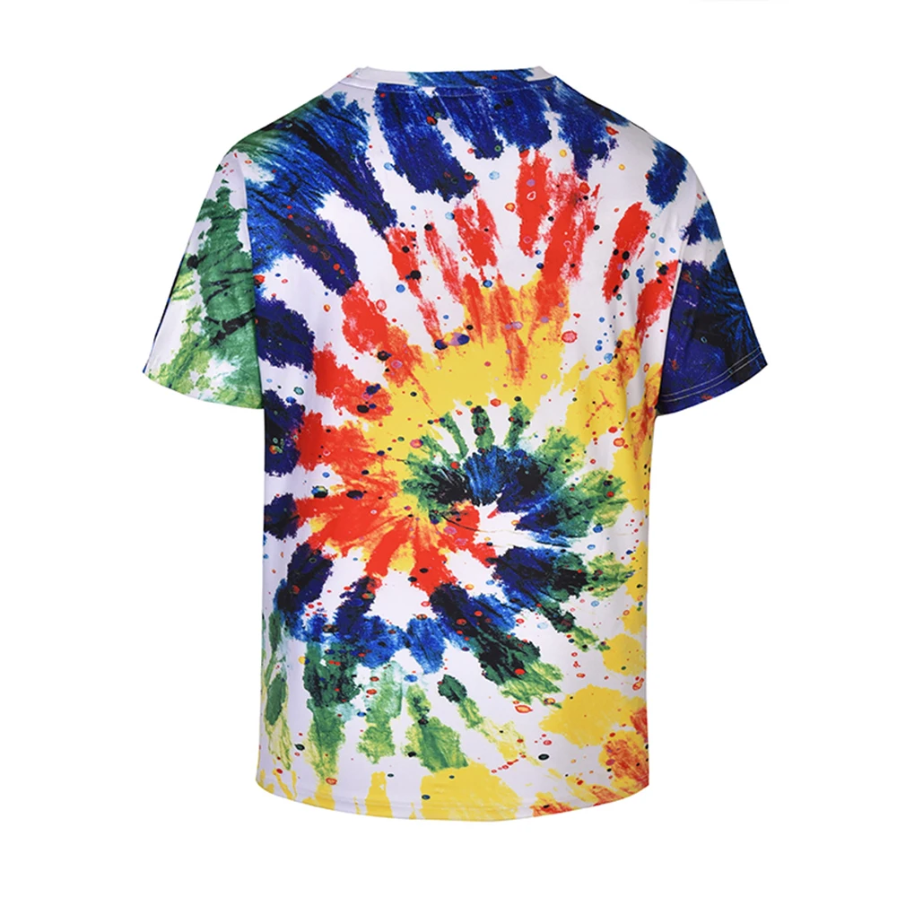 New Summer Graffiti Windmill Print Large Size T-Shirt Men's Loose Short Sleeve Shirt Cosplay Unisex Costume | Тематическая
