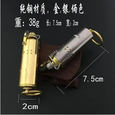 Креативный дизайн винтажная (медь/сталь) керосиновая Зажигалка для сигарет
