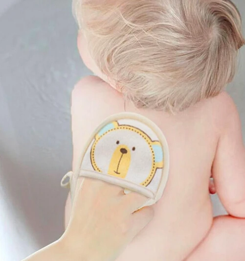 Горячая Распродажа Детские банные щетки милый мультяшный медведь губка Мягкие