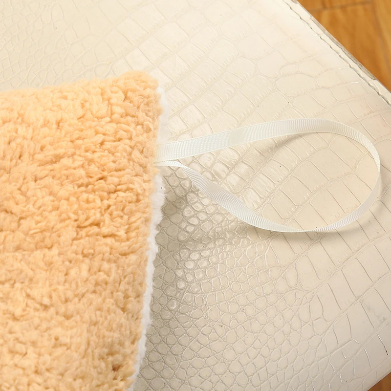 Бархат ягненка креативная плюшевая продолговатая подушка для сиденья