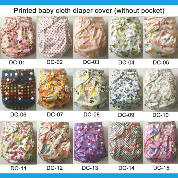 Animals Carton Owl,Bycycle Flowers Printing Colorful Fabric Diaper Nappy for Babies Diaper Cover 100 Pcs Free Shipping