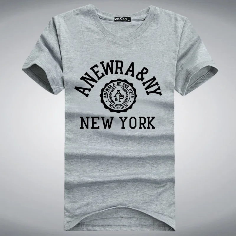 Hot!Mens t shirts fashion 2016/t shirt men/t-shirt men/casual-shirt/men clothes fitness hip hop New york kanye west element | Мужская