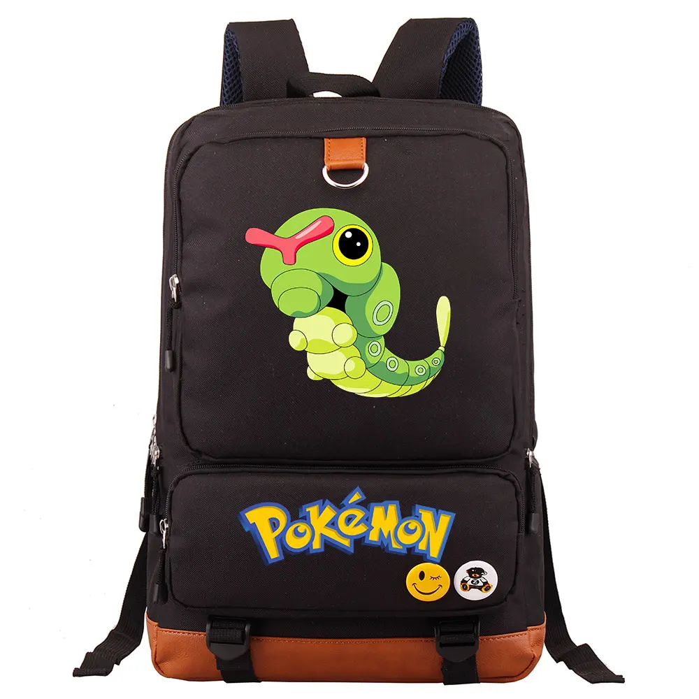 31 Аниме Сквиртл Пикачу Charmander Gengar мальчик девочка школьная сумка для женщин рюкзак для подростков школьные сумки холст для мужчин студенческий рюкзак - Цвет: 31