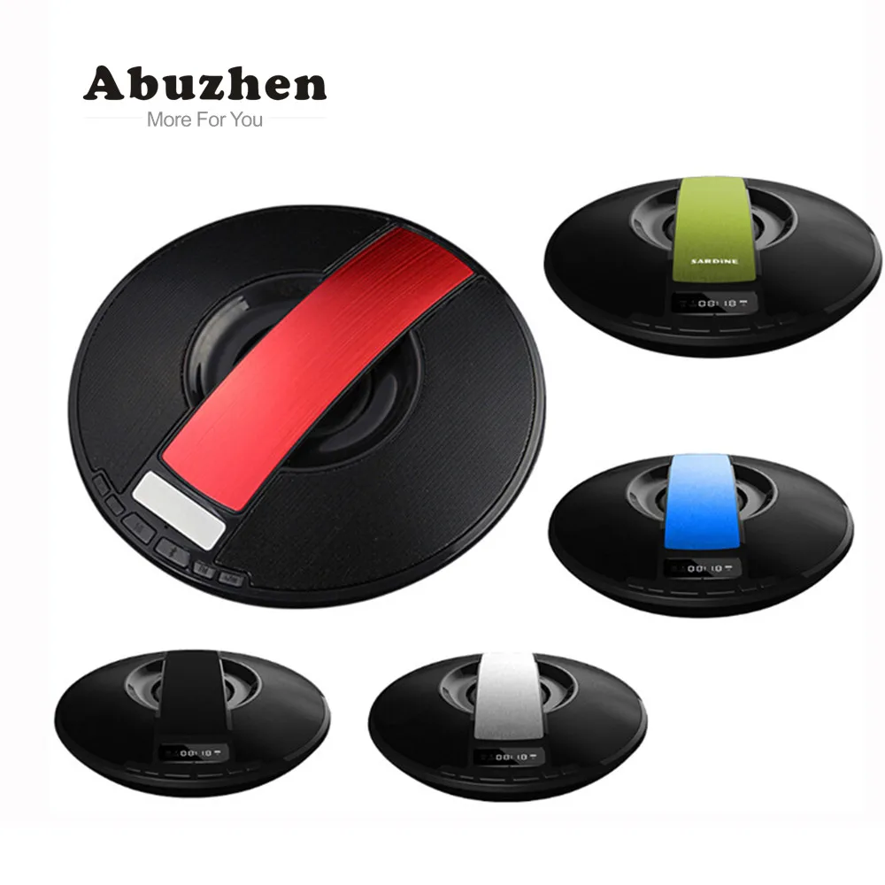 Abuzhen Портативный Беспроводной Bluetooth Динамик Altavoz Smart сабвуфер Выход с микрофоном