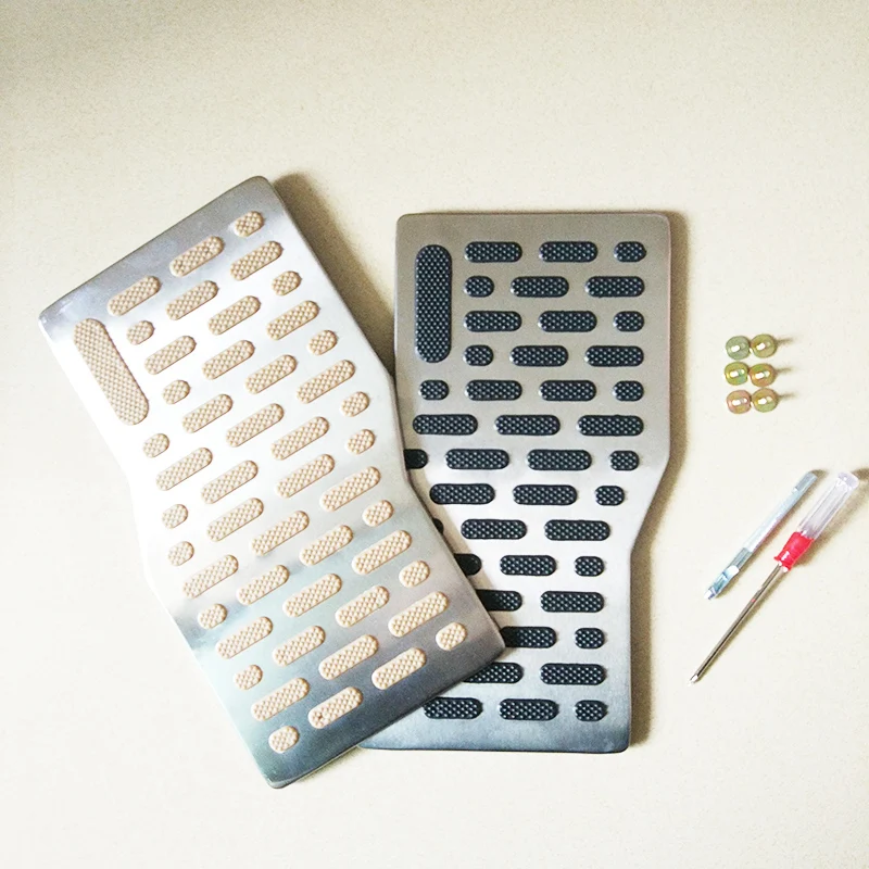 Автомобильный напольный коврик для авто алюминиевая пластина подставка педалей