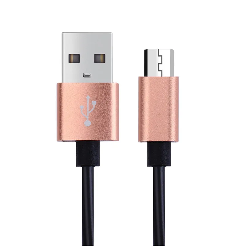Rose Gold 1 м V8 кабель для передачи данных пружинный спиральный Выдвижной Micro usb кабель для зарядки данных для samsung Galaxy S7 Edge Android телефонов# P4 - Цвет: Rose Gold