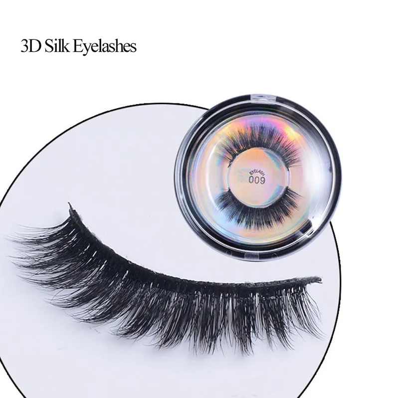 3D полосы Шелковый ресницы густые искусственной норки Природный длинные макияж
