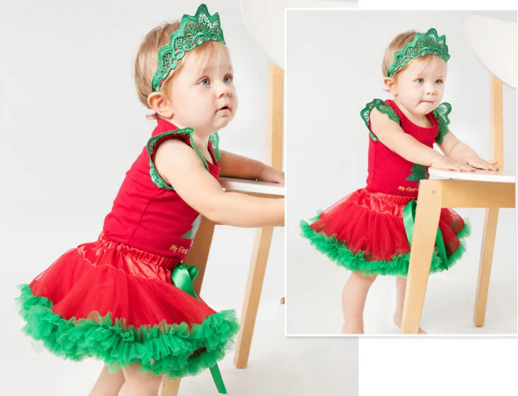 3 шт. Детский комплект из юбки-пачки и повязки на голову | Мать ребенок