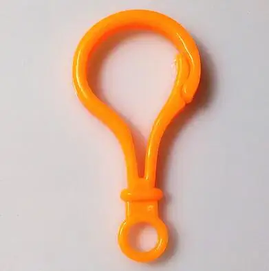 orange 100 шт., пластиковая цветная пряжка в форме лампы, застежка-карабин, сделай сам, рукоделие, ручная работа, сумка, кошелек, игрушка, кукла, инструмент - Цвет: orange