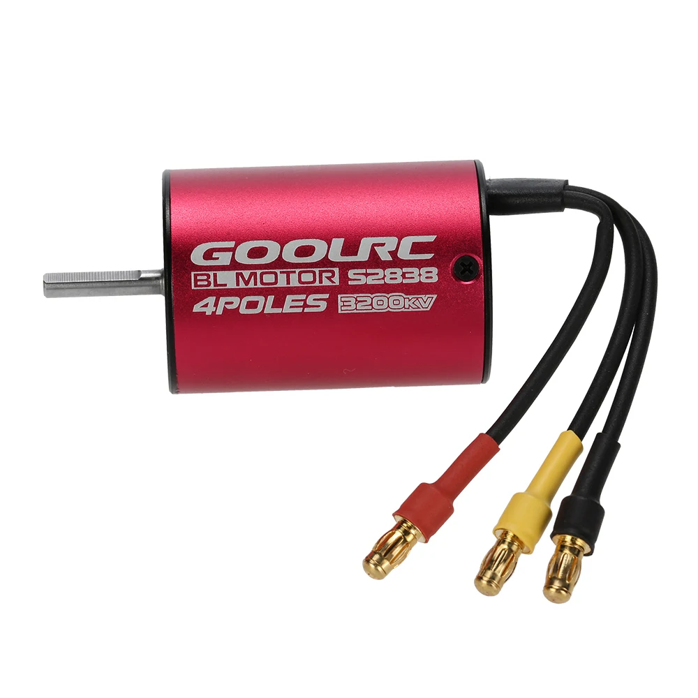 Оригинальный бесщеточный двигатель GoolRC S2838 3200KV и ESC Набор для 1/12 1/14 RC Car Truck |