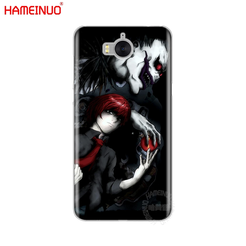 HAMEINUO чехол для сотового телефона с аниме Death Note huawei honor 3C 4X 4C 5C 5X 6 7 Y3 Y6 Y5 2 II Y560 Y7 2017 |