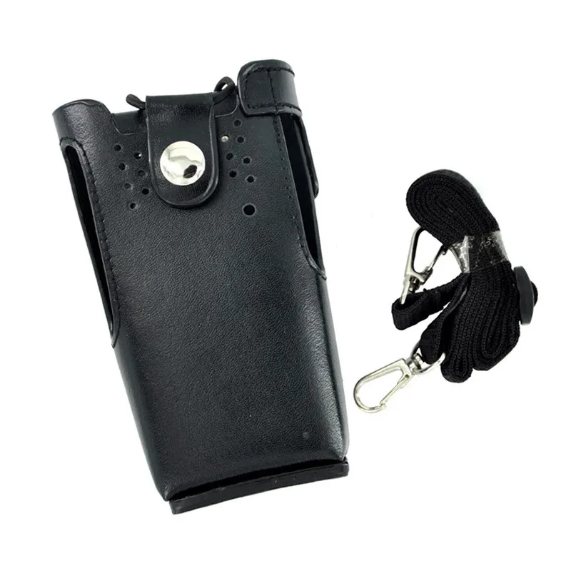 Кожаный чехол honghuismart Сумка держатель через плечо для motorola gp328 gp340 gp380 gp3188 ep450 ht750 и