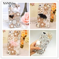 luxury bling rhinestone crystal diamond fox and crown soft phone case cover for iphone11 12 13 pro max 6 6s 7 8 plus x xr xs max