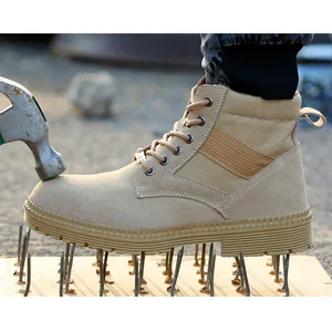 Модные мужские тактические военные ботинки для пустыни, Мужская Рабочая защитная обувь, армейские ботинки, зимние ботинки со шнуровкой, боевые ботильоны со стальным носком