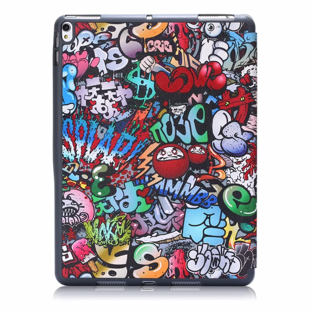 Мягкий силиконовый чехол для Apple iPad Air 10,5 Pro 10,5 чехол Trifold Магнитный умный сон Funda+ пенал