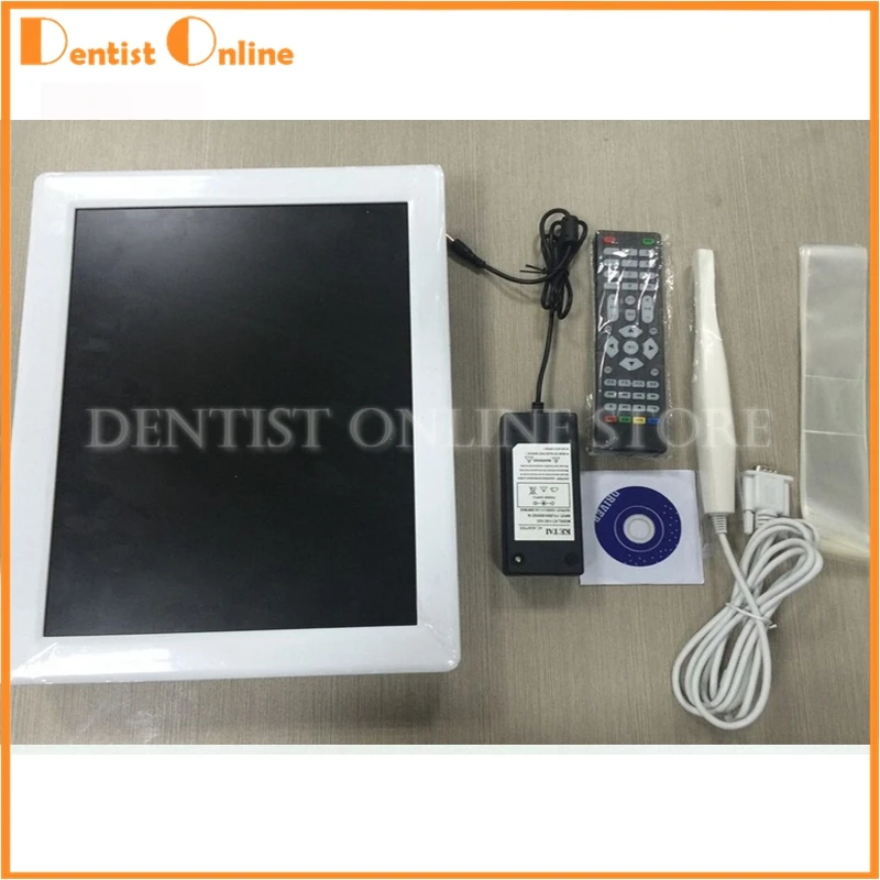 

17 inch is 4:3 Dental Camera all-in-one + built-in four case board + Oral Endoscope + Remote Control Free Shipping