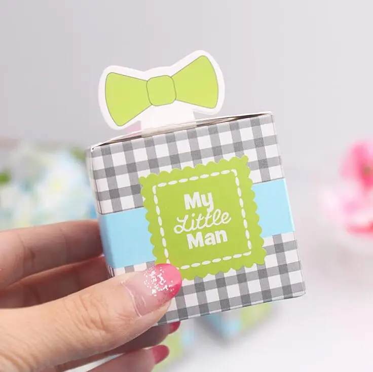 50 шт. мой маленький мужчина милый галстук бабочка день рождения для мальчика