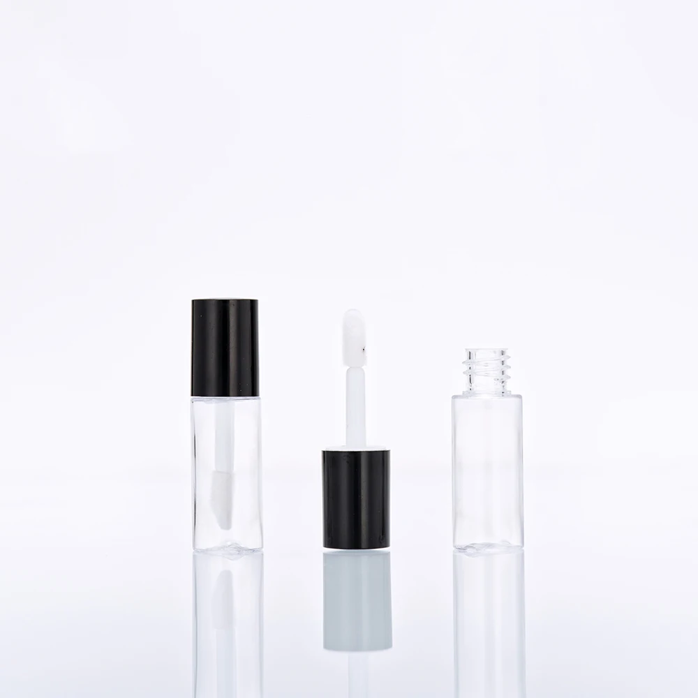 mini sample makeup tool 0.8ml lipgolss tubes plastic lip blacm containers square lipgloss tube