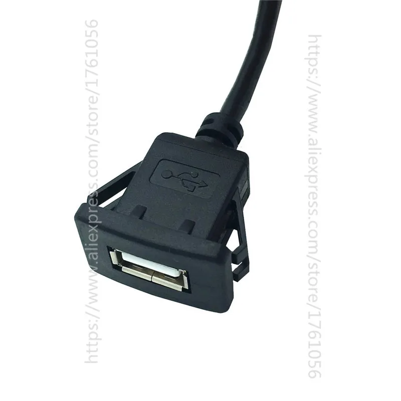 Квадратный с отдельным портом, USB 3,0 USB 2,0 панель флеш-монтажный Удлинительный кабель с пряжкой