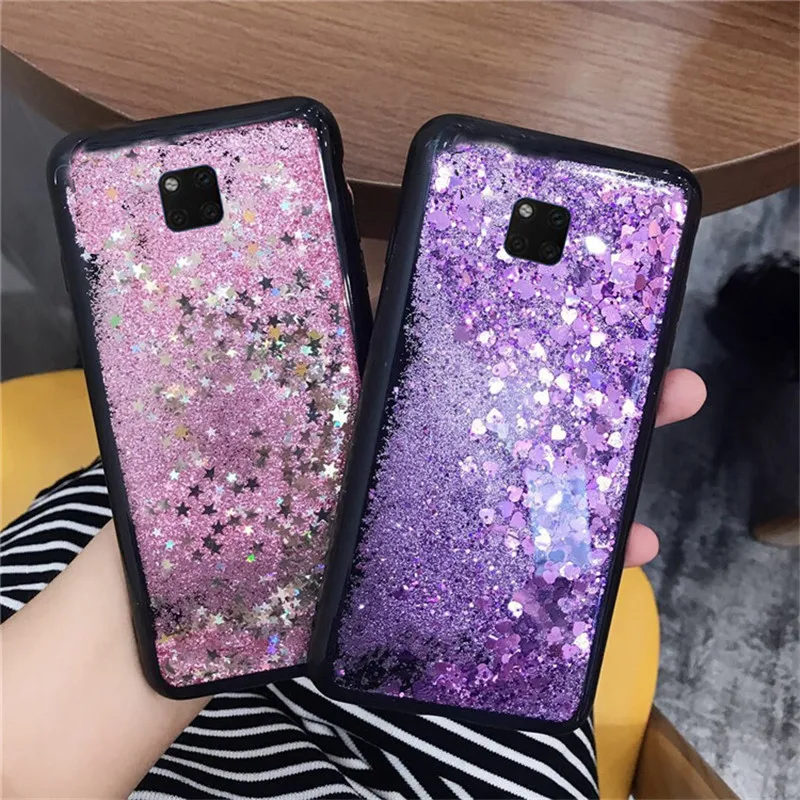 Блестящий чехол для Huawei Mate 20 Lite P30 Pro x Nova 4 2s 2 Plus P20 10 8X 7X 6X Capa |