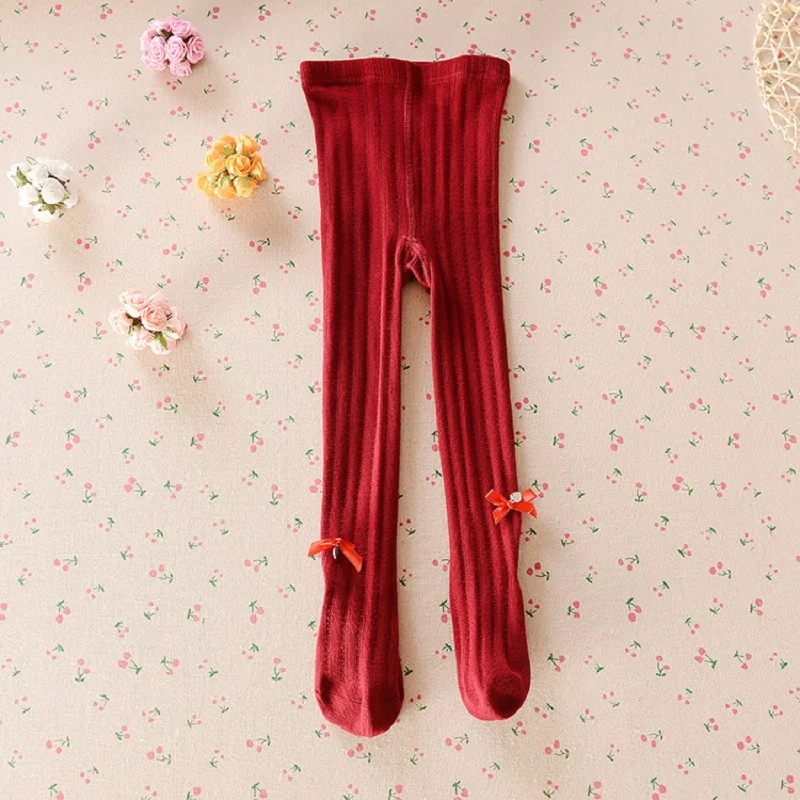 Колготки для маленьких девочек детские леггинсы однотонные 6 цветов сапоги штаны