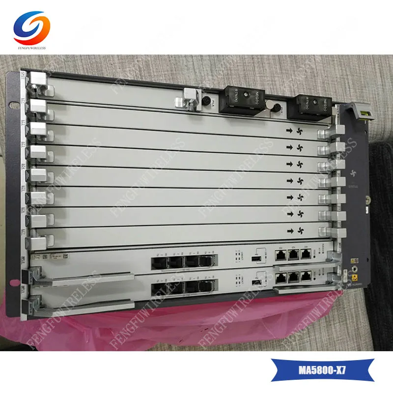 Самые горячие новые оригинальные Hua wei SmartAXMA5800T X7 OLT с 2 * MPLA управлением и