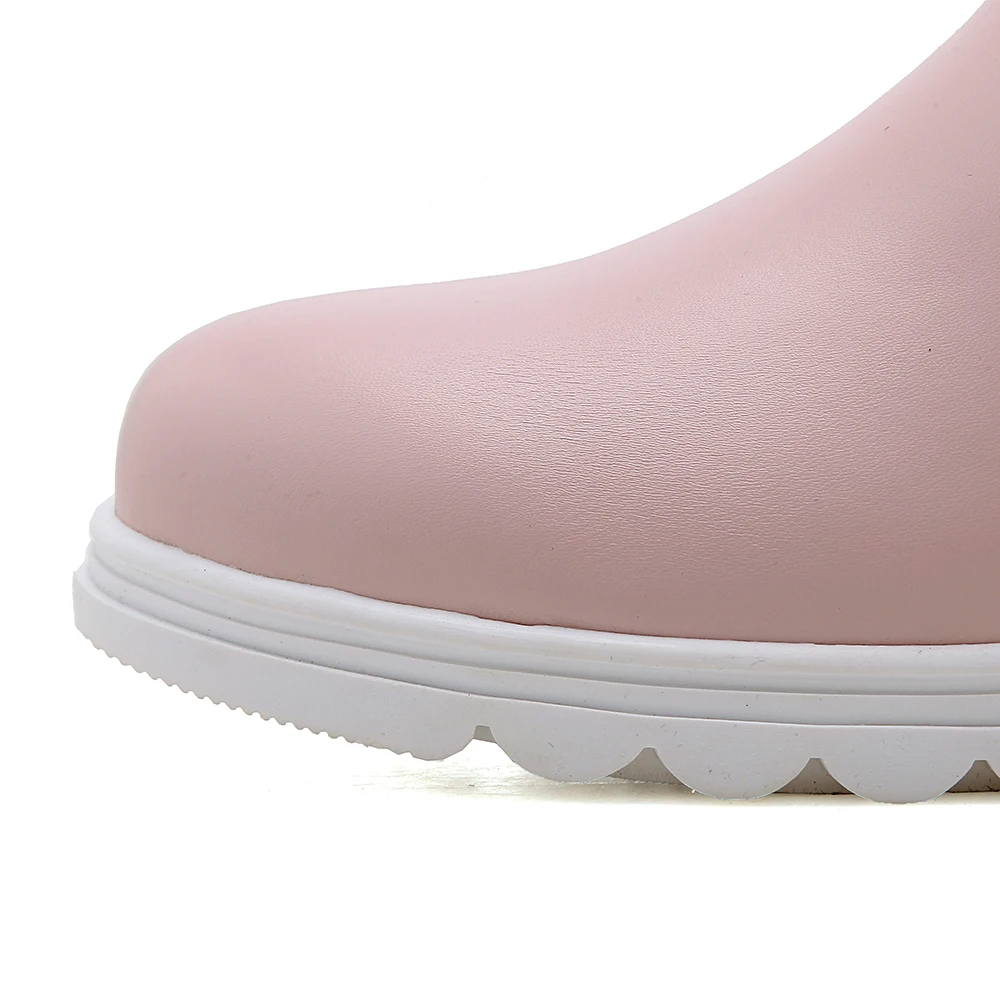 Women Snow Boots Woman Winter Shoes Mid Calf Warm Plush Lining High Quality Anti-skid Rubber Sole 2018 New Fashion SB273 | Обувь