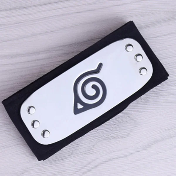 Option 1 KIGUCOS Anime Naruto Headband for Itachi Kakashi Cosplay Props Akatsuki Headband Halloween Costumes Props - Цвет: Option 1