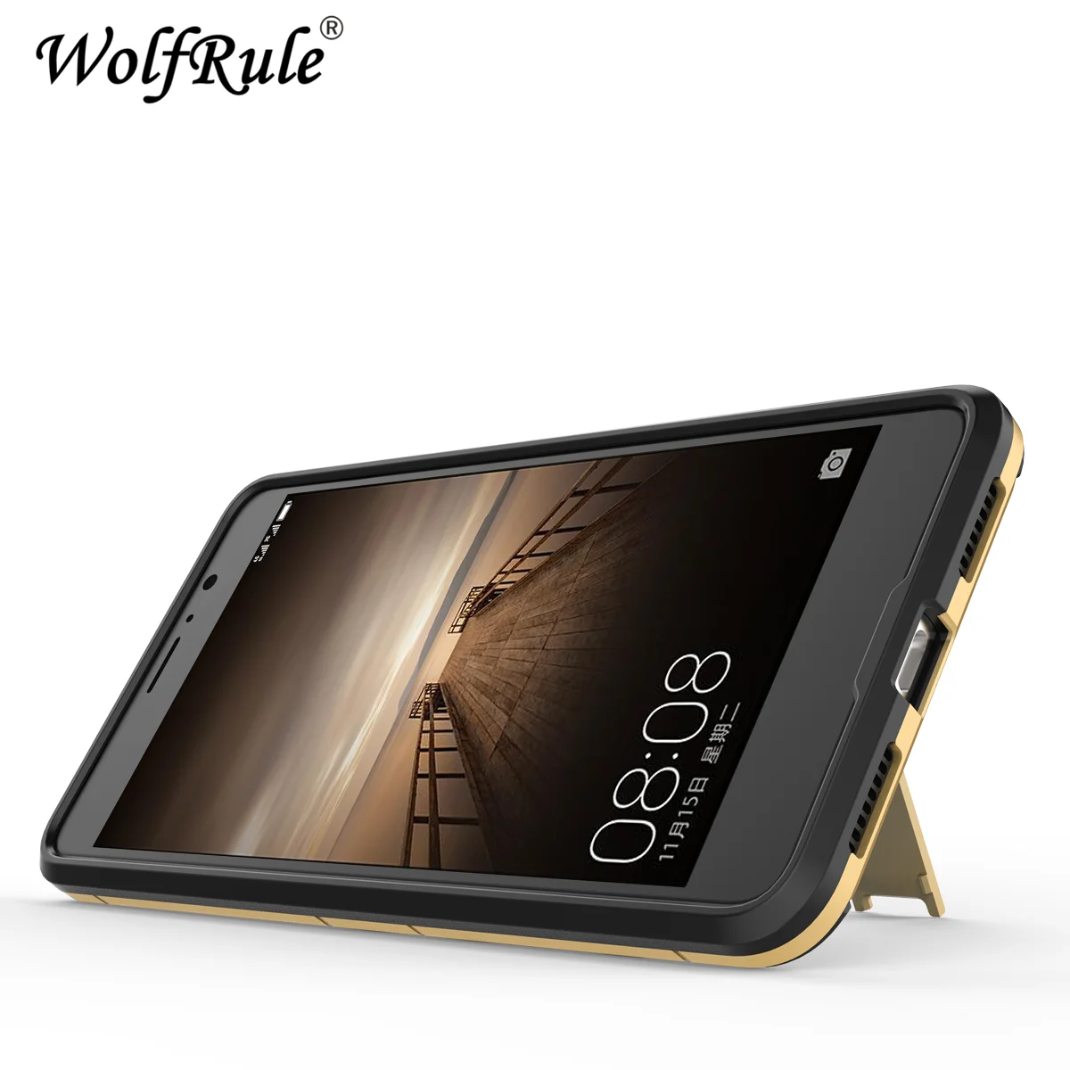 Чехол wolfrole для Huawei Mate 9 чехол силиконовый резиновый робот-броня Жесткий задней