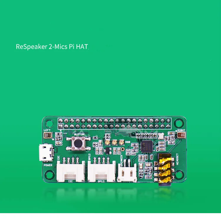 Raspberry Pi Speaker Re 2 Mics (микрофон) HAT плата расширения для 3 Model B + Plus 3B Zero W|Портативные