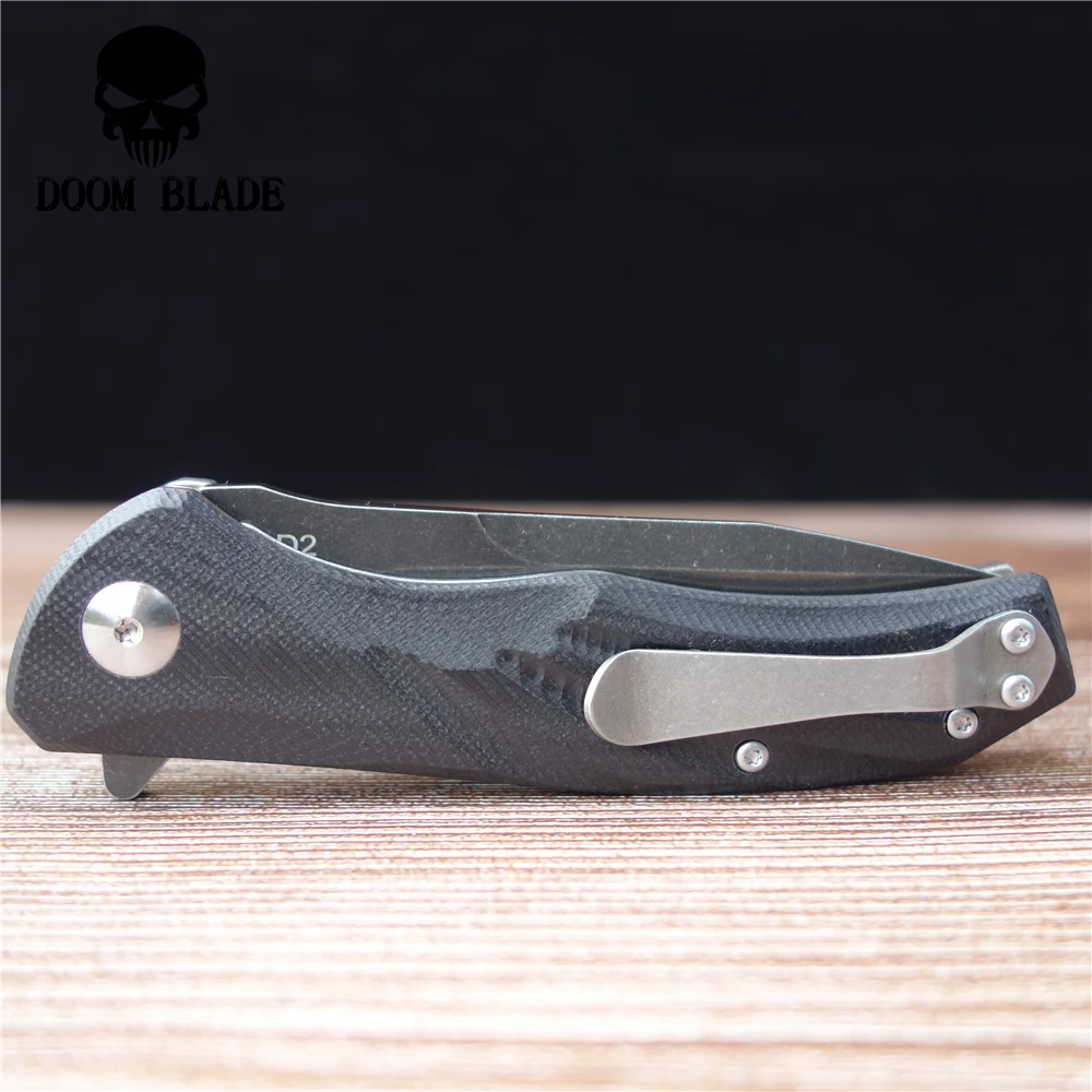 200 мм 100% D2 лезвие шарикоподшипник ножи Складной нож Кемпинг Охота Открытый фрукты